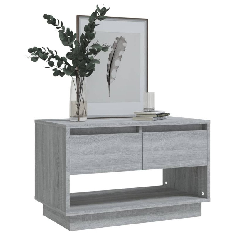vidaXL TV skrinka sivý dub sonoma 70x41x44 cm drevotrieska
