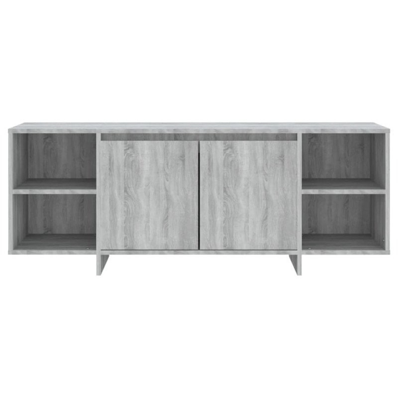 vidaXL TV skrinka sivý dub sonoma 130x35x50 cm drevotrieska