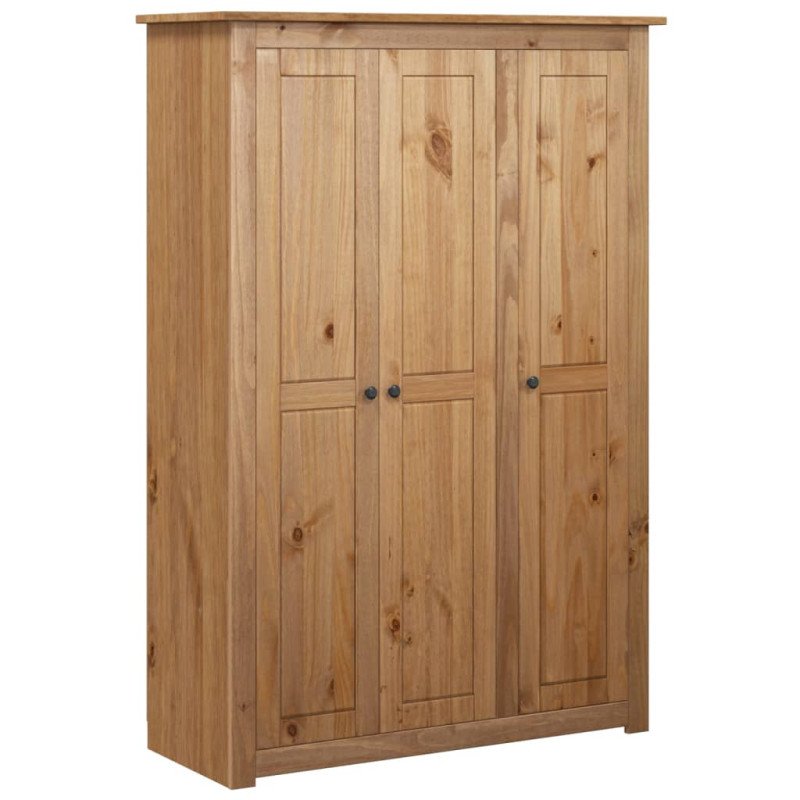 vidaXL 3-dverový šatník 118x50x171,5 cm borovicové drevo Panama Range