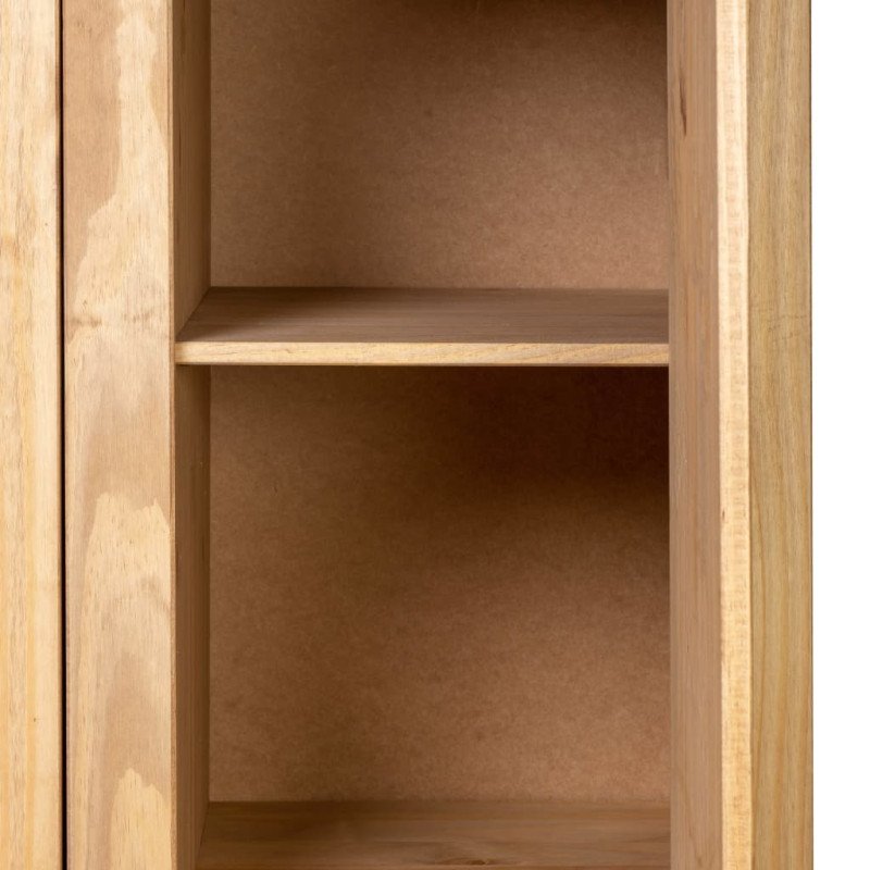 vidaXL 3-dverový šatník 118x50x171,5 cm borovicové drevo Panama Range