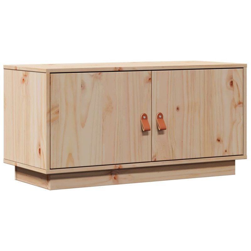 vidaXL TV skrinka 80x34x40 cm masívna borovica