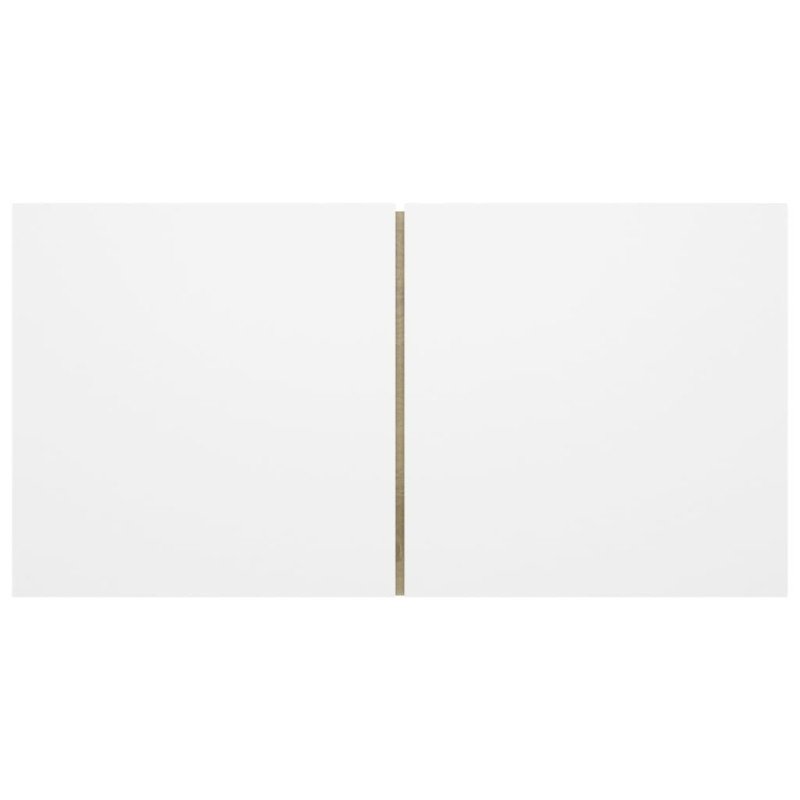 vidaXL 3-dielna súprava TV skriniek biela a dub sonoma drevotrieska vidaXL 3-dielna súprava TV skriniek biela a dub sonoma drevotrieska