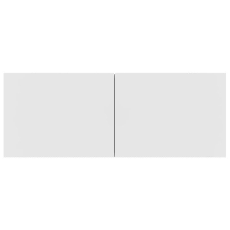 vidaXL TV skrinky 4 ks biele 80x30x30 cm spracované drevo