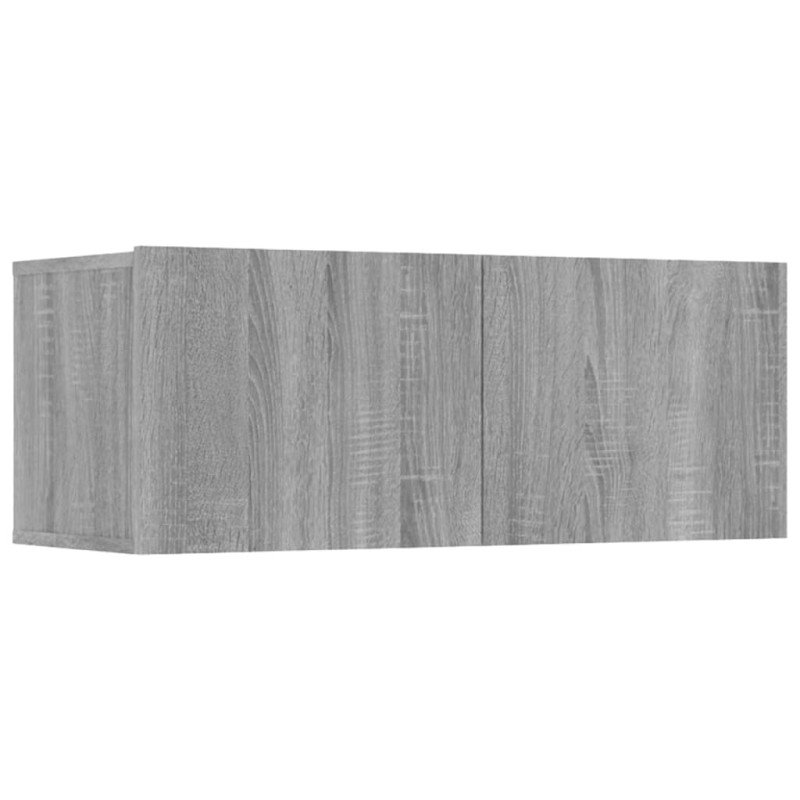 vidaXL TV skrinky 4 ks hnedý dub 80x30x30 cm spracované drevo