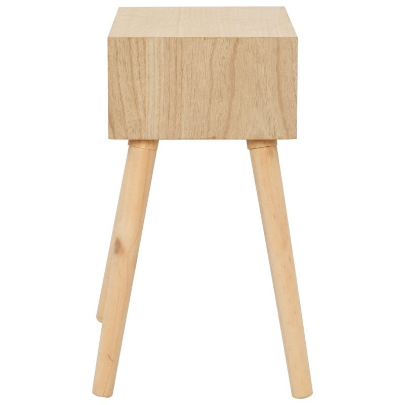 vidaXL Nočný stolík so zásuvkou 44x30x58,5 cm masívne borovicové drevo