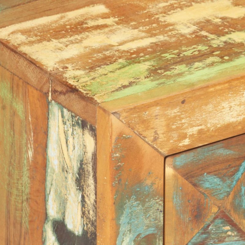 vidaXL Nočný stolík 40x30x50 cm masívne recyklované drevo
