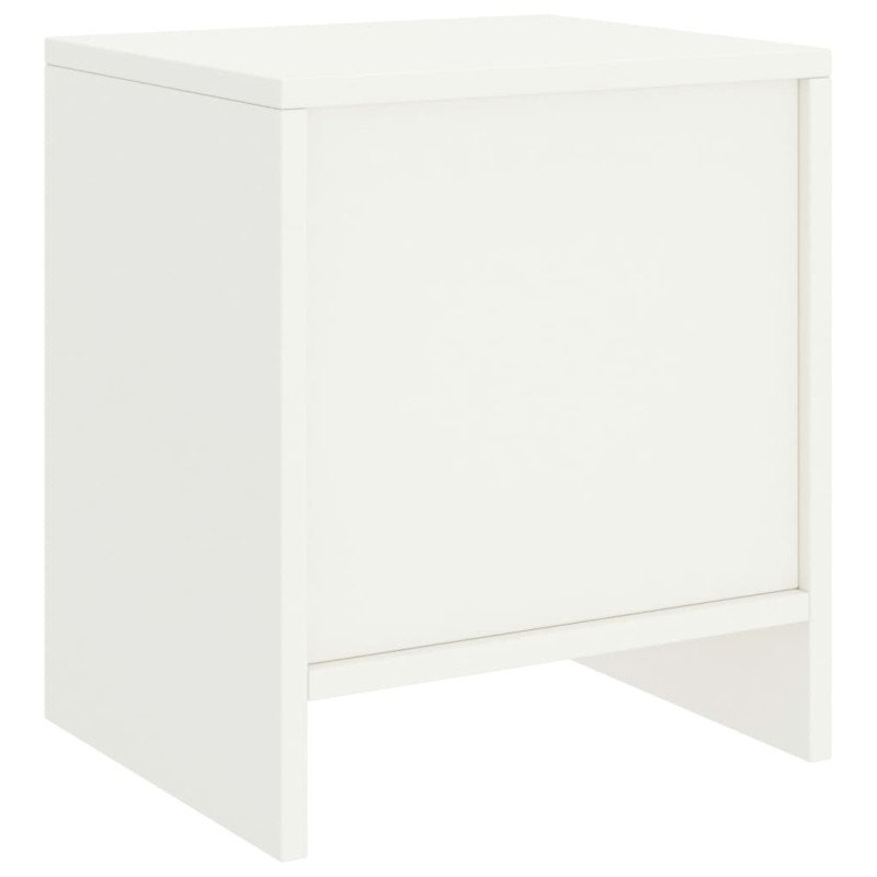 vidaXL Nočné stolíky 2 ks biele 35x30x40 cm borovicový masív