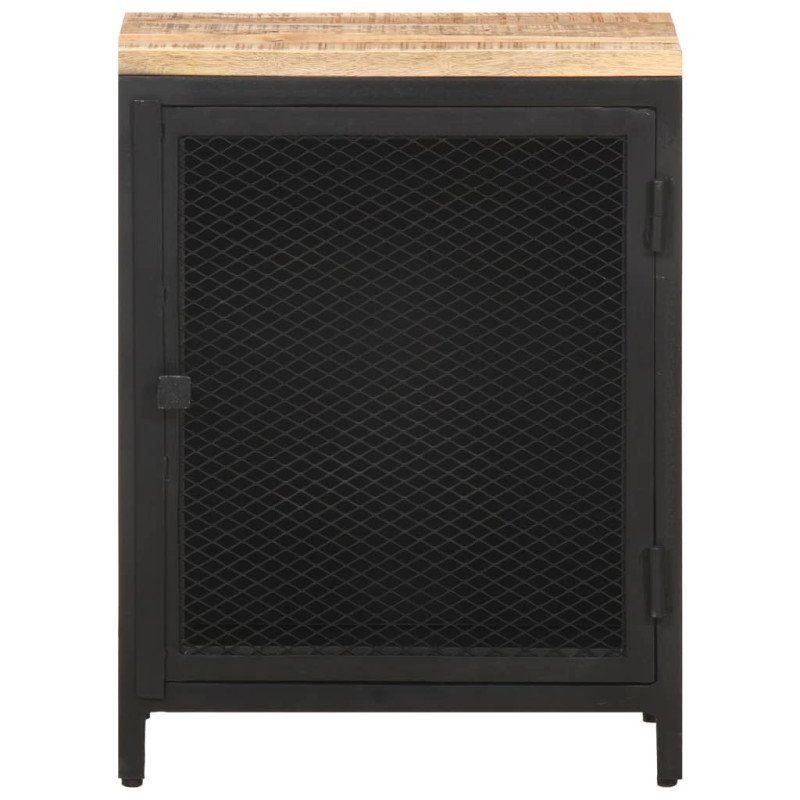 vidaXL Nočný stolík 40x30x53 cm surové mangovníkové drevo