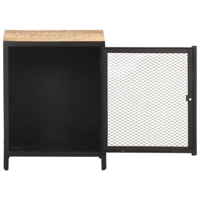vidaXL Nočný stolík 40x30x53 cm surové mangovníkové drevo