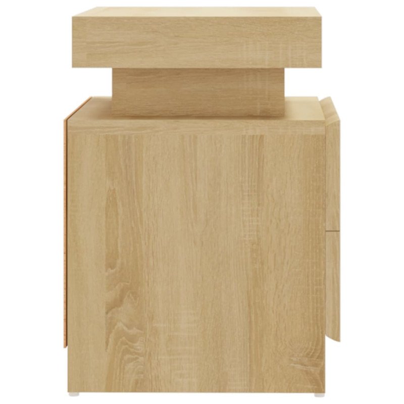 vidaXL Nočný stolík dub sonoma 45x35x52 cm drevotrieska