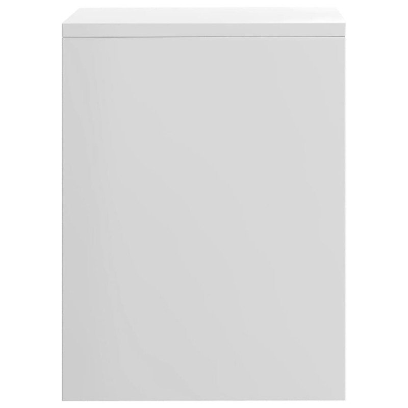 vidaXL Nočné stolíky 2 ks vysokolesklé biele 40x30x40 cm drevotrieska 