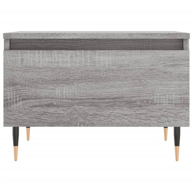 vidaXL Konferenčné stolíky 2 ks sivé sonoma 50x46x35 cm kompoz. drevo
