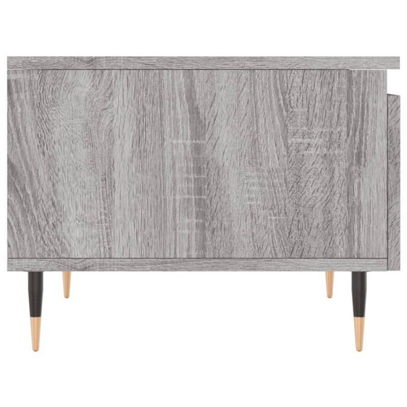 vidaXL Konferenčné stolíky 2 ks sivé sonoma 50x46x35 cm kompoz. drevo