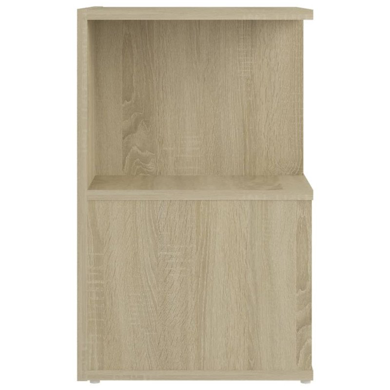 vidaXL Nočné stolíky 2 ks, dub sonoma 35x35x55 cm, kompozitné drevo