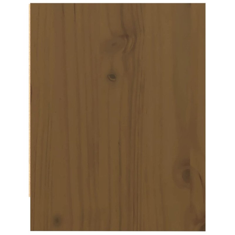 vidaXL Nočné stolíky 2 ks medovo-hnedé 40x30,5x40 cm borovicový masív