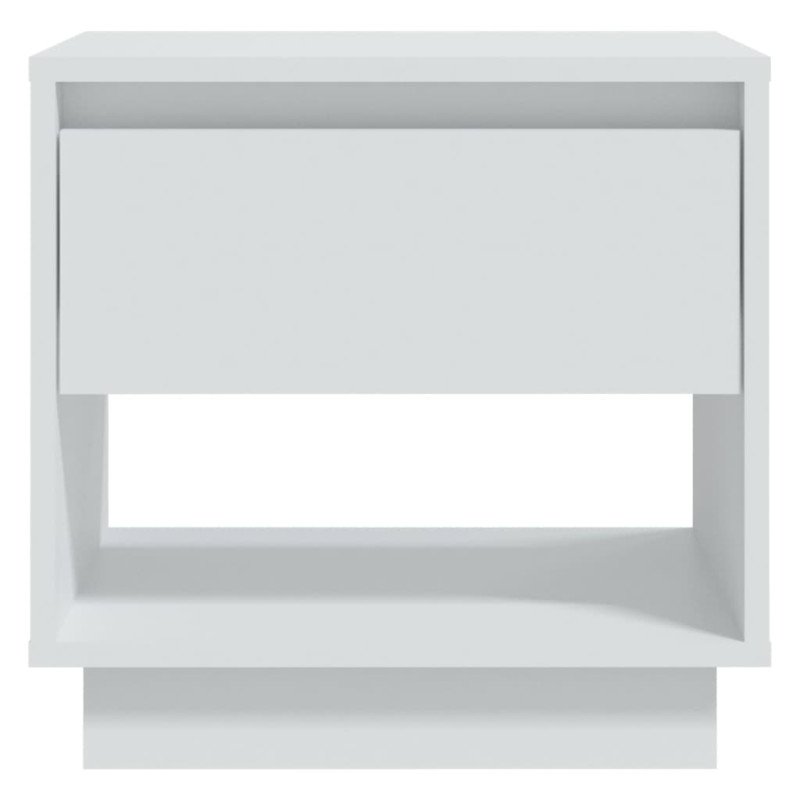 vidaXL Nočné stolíky 2 ks biele 45x34x44 cm drevotrieska