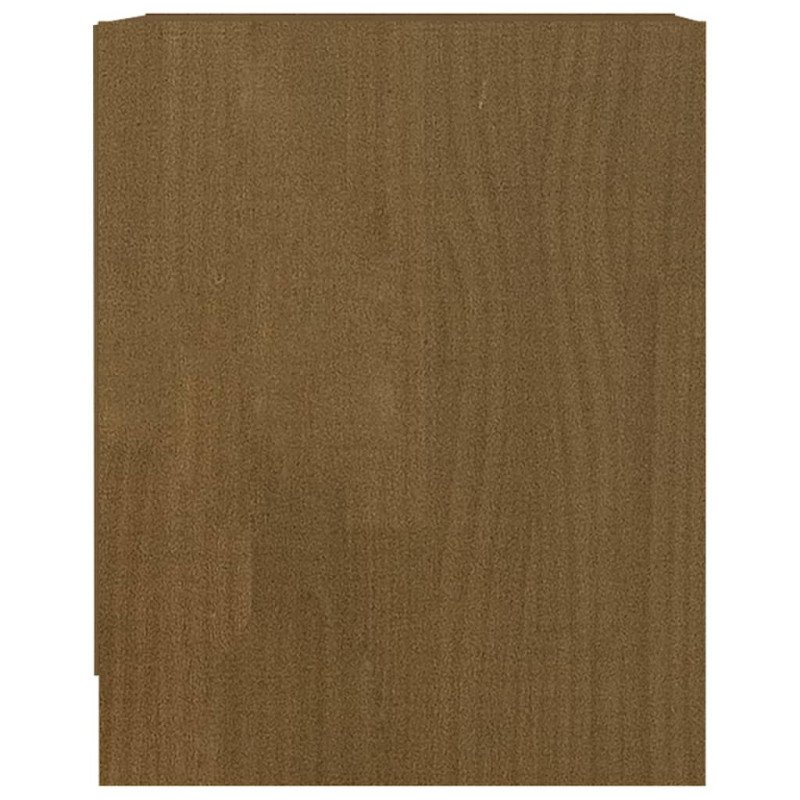 vidaXL Nočné stolíky 2 ks medovo-hnedé 35,5x33,5x41,5 cm borovicový masív
