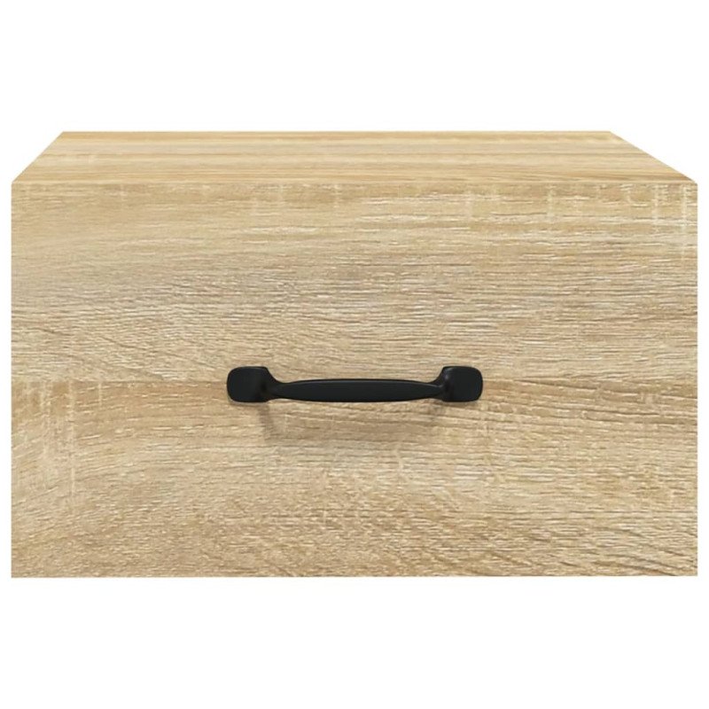 vidaXL Nástenné nočné stolíky 2 ks dub sonoma 35x35x20 cm  