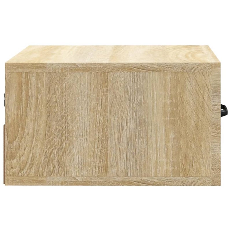 vidaXL Nástenné nočné stolíky 2 ks dub sonoma 35x35x20 cm  