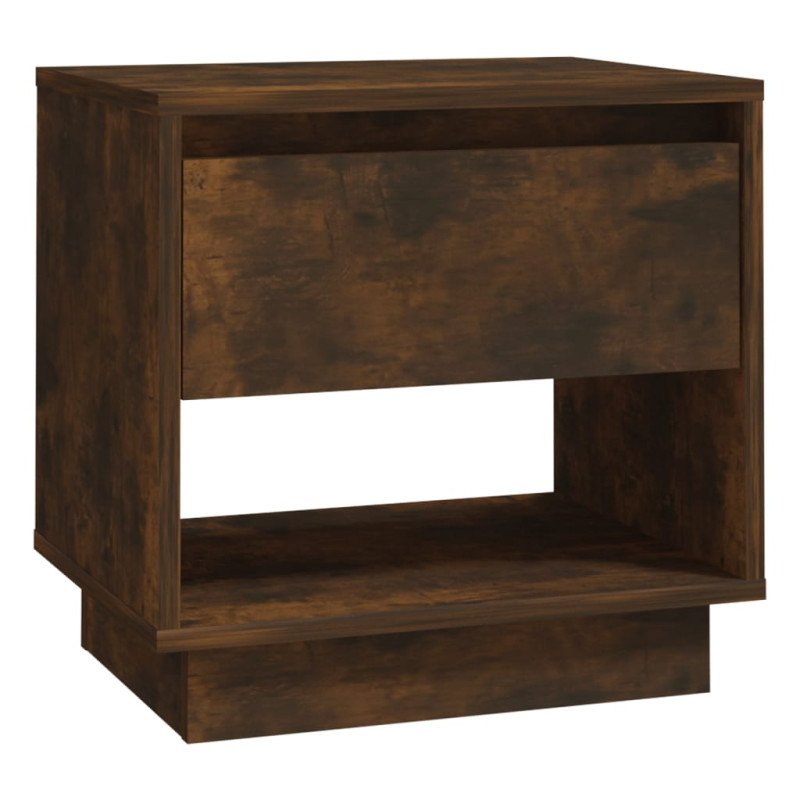 vidaXL Nočný stolík tmavý dub 45x34x44 cm drevotrieska