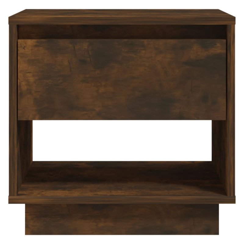 vidaXL Nočný stolík tmavý dub 45x34x44 cm drevotrieska