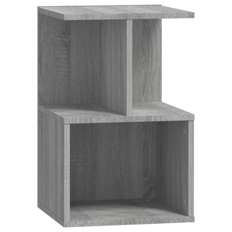 vidaXL Nočný stolík sivý sonoma 35x35x55 cm spracované drevo