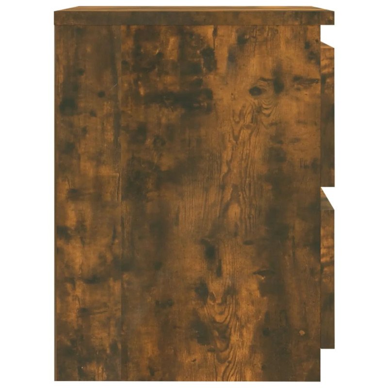 vidaXL Nočný stolík dymový dub 30x30x40 cm spracované drevo