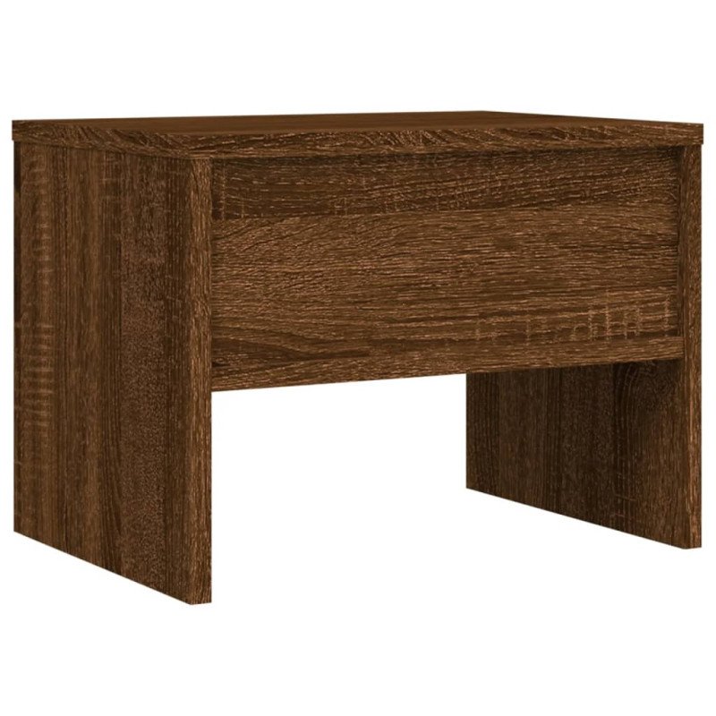 vidaXL Nočný stolík hnedý dub 40x30x30 cm spracované drevo