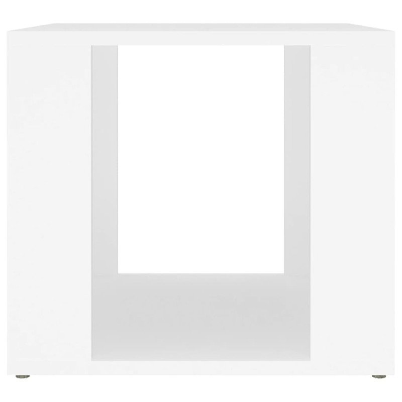 vidaXL Nočný stolík biely 41x40x36 cm spracované drevo