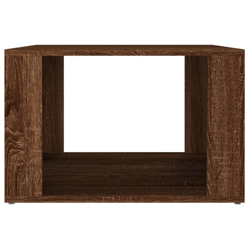 vidaXL Nočný stolík hnedý dub 57x55x36cm spracované drevo