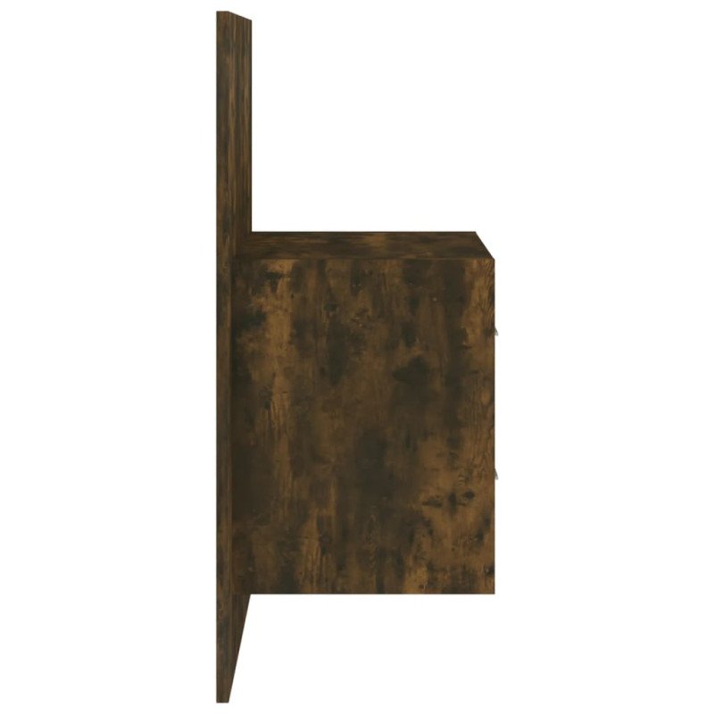 vidaXL Nástenné nočné stolíky 2 ks, tmavý dub