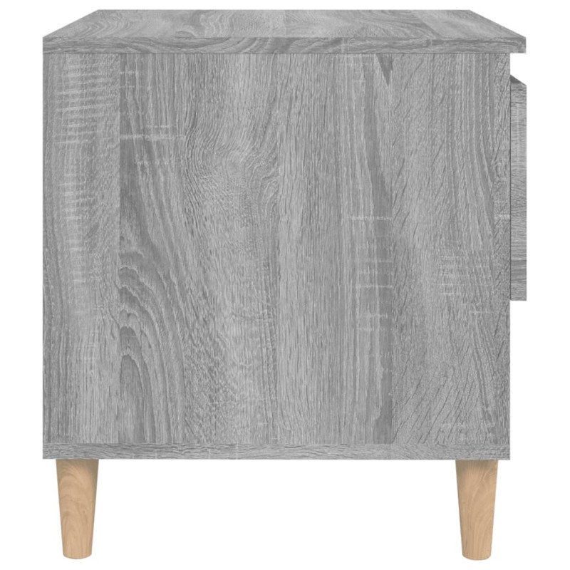vidaXL Nočné stolíky 2 ks sivý dub sonoma 50x46x50 spracované drevo