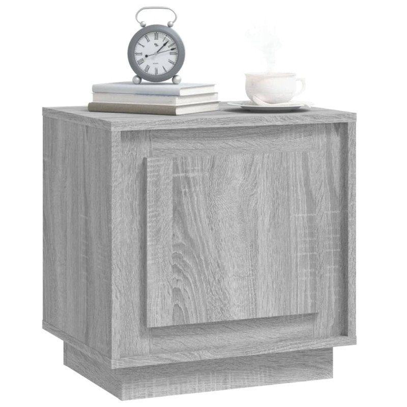 vidaXL Nočné stolíky 2 ks sivé sonoma 44x35x45 cm spracované drevo