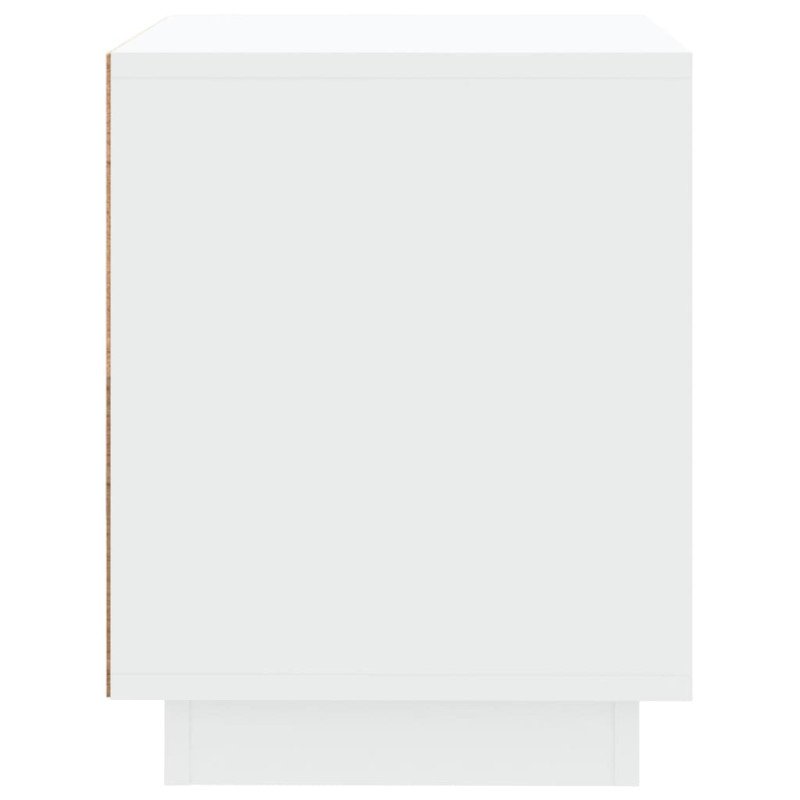 vidaXL Nočné stolíky 2 ks biele 44x35x45 cm spracované drevo