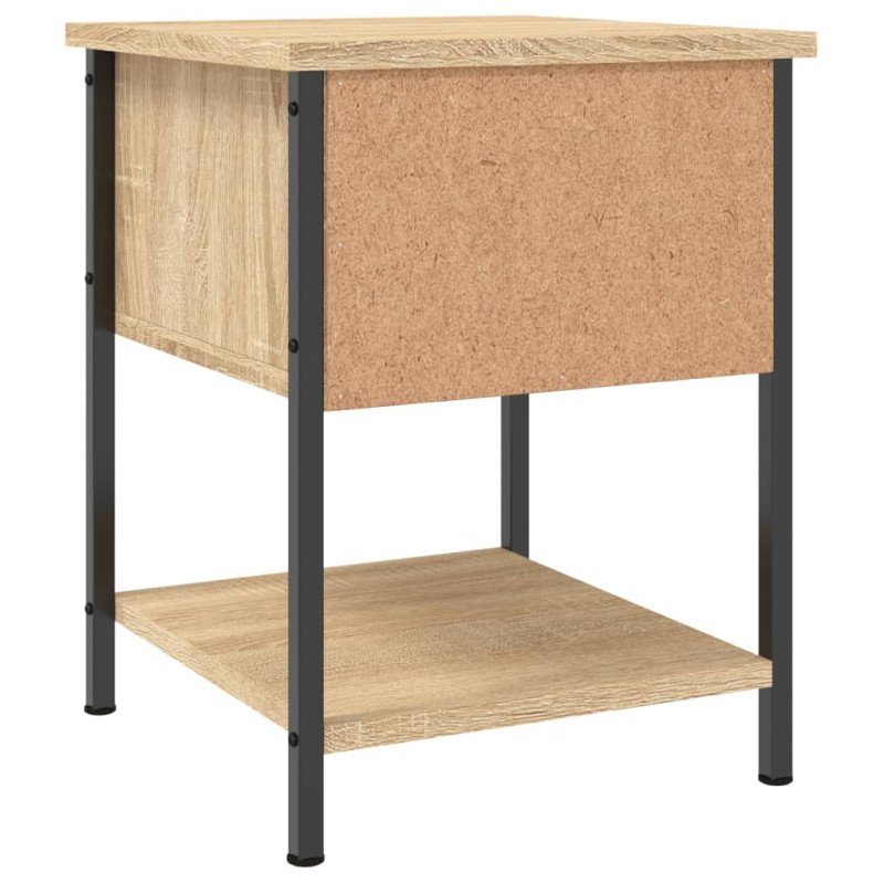 vidaXL Nočné stolíky 2 ks dub sonoma 34x35,5x45 cm kompozitné drevo