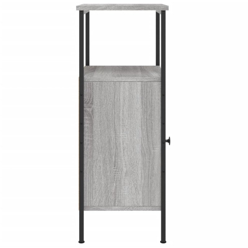 vidaXL Nočné stolíky 2 ks sivý dub sonoma 41x31x80 cm kompozitné drevo