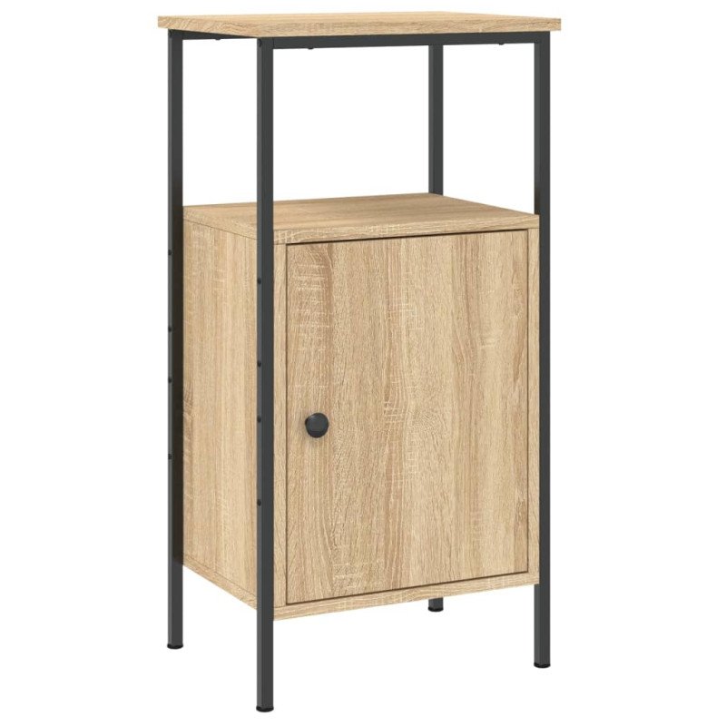 vidaXL Nočné stolíky 2 ks dub sonoma 41x31x80 cm kompozitné drevo