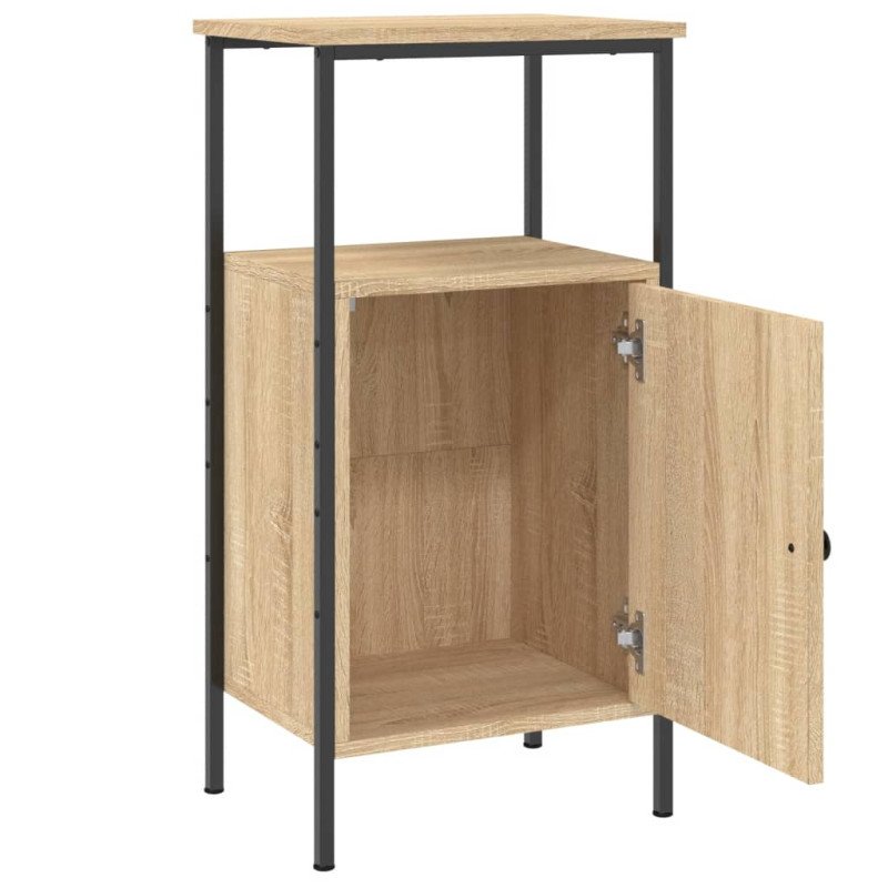vidaXL Nočné stolíky 2 ks dub sonoma 41x31x80 cm kompozitné drevo