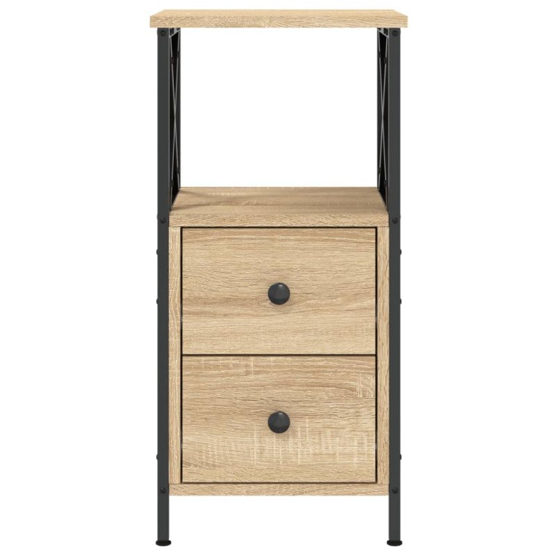 vidaXL Nočný stolík dub sonoma 34x35,5x70 cm kompozitné drevo