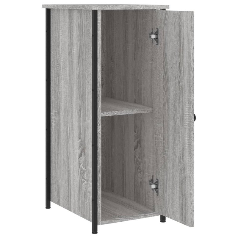 vidaXL Nočné stolíky 2 ks sivé sonoma 32x42x80 cm kompozitné drevo