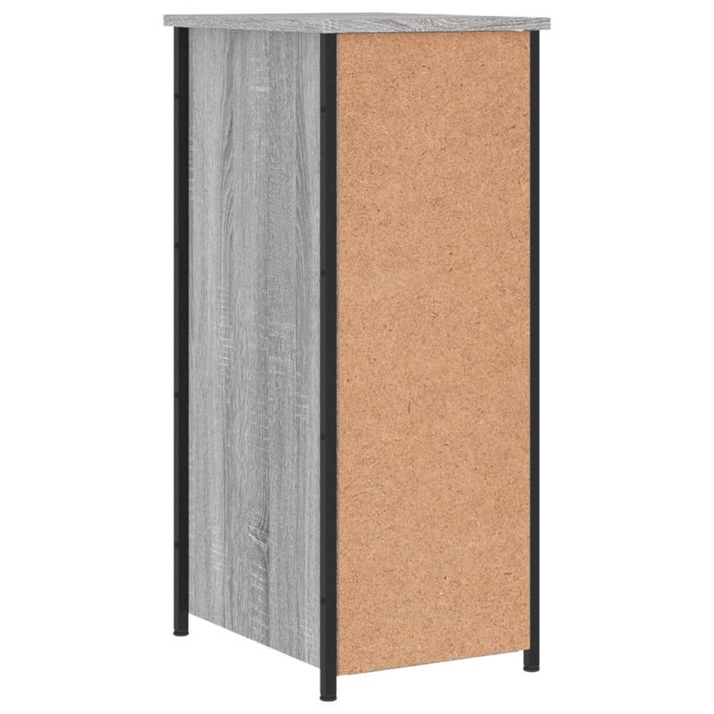 vidaXL Nočné stolíky 2 ks sivé sonoma 32x42x80 cm kompozitné drevo
