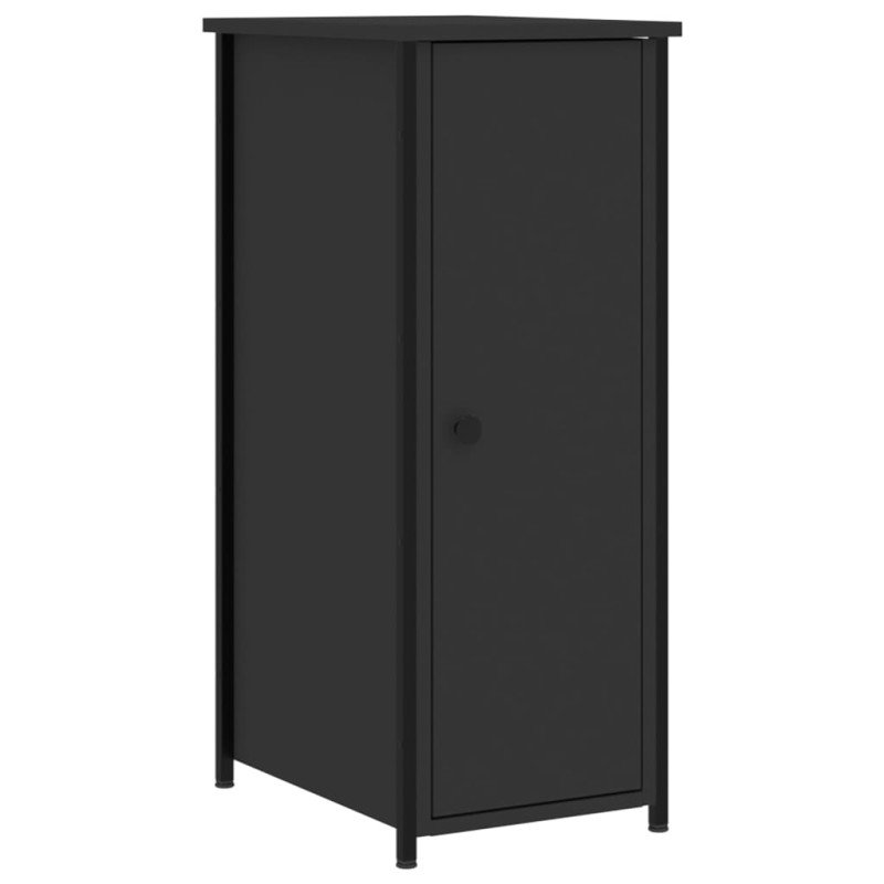 vidaXL Nočné stolíky 2 ks čierne 32x42x80 cm kompozitné drevo
