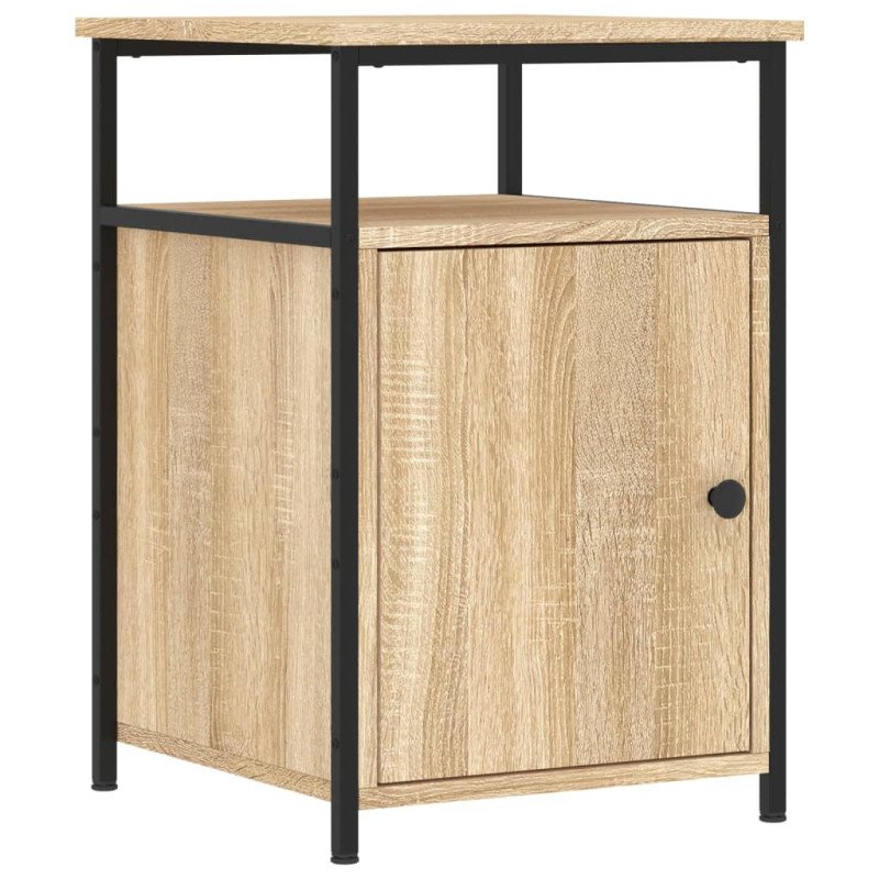 vidaXL Nočné stolíky 2 ks dub sonoma 40x42x60 cm kompozitné drevo