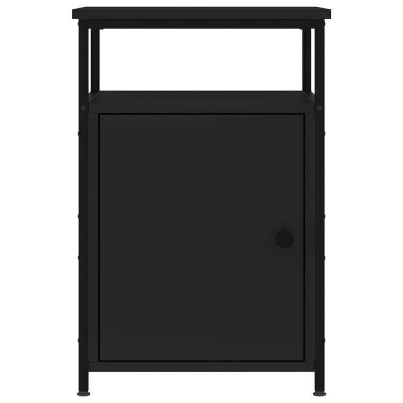 vidaXL Nočné stolíky 2 ks čierne 40x42x60 cm kompozitné drevo