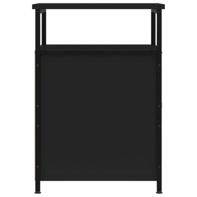 vidaXL Nočné stolíky 2 ks čierne 40x42x60 cm kompozitné drevo