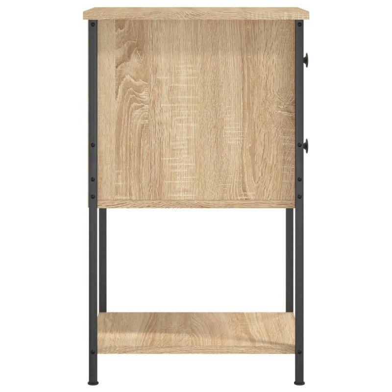 vidaXL Nočný stolík dub sonoma 32x42x70 cm kompozitné drevo