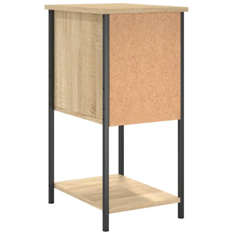 vidaXL Nočný stolík dub sonoma 32x42x70 cm kompozitné drevo