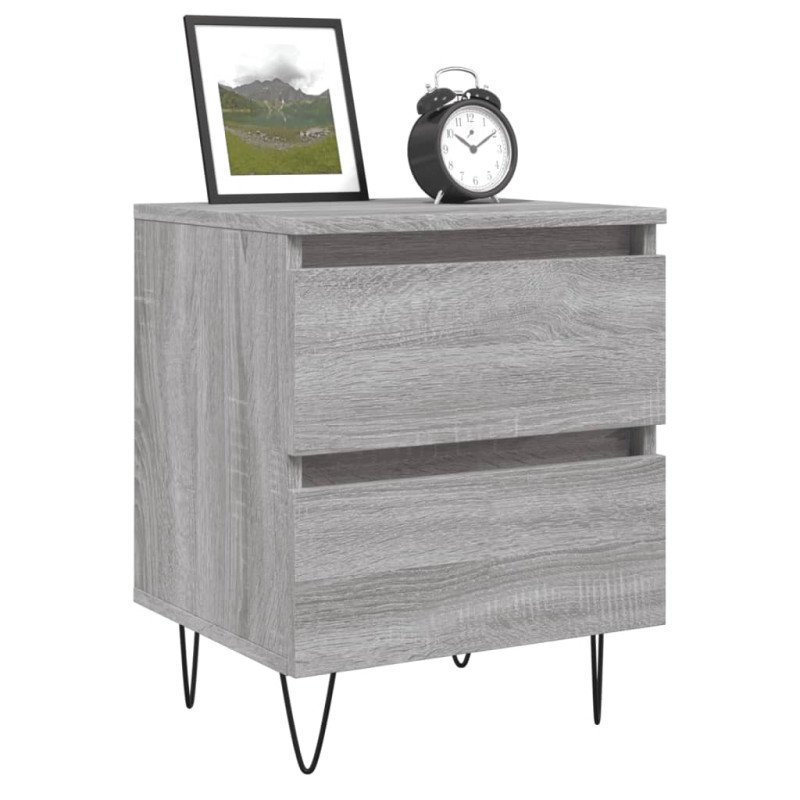 vidaXL Nočný stolík divý dub sonoma 40x35x50 cm kompozitné drevo
