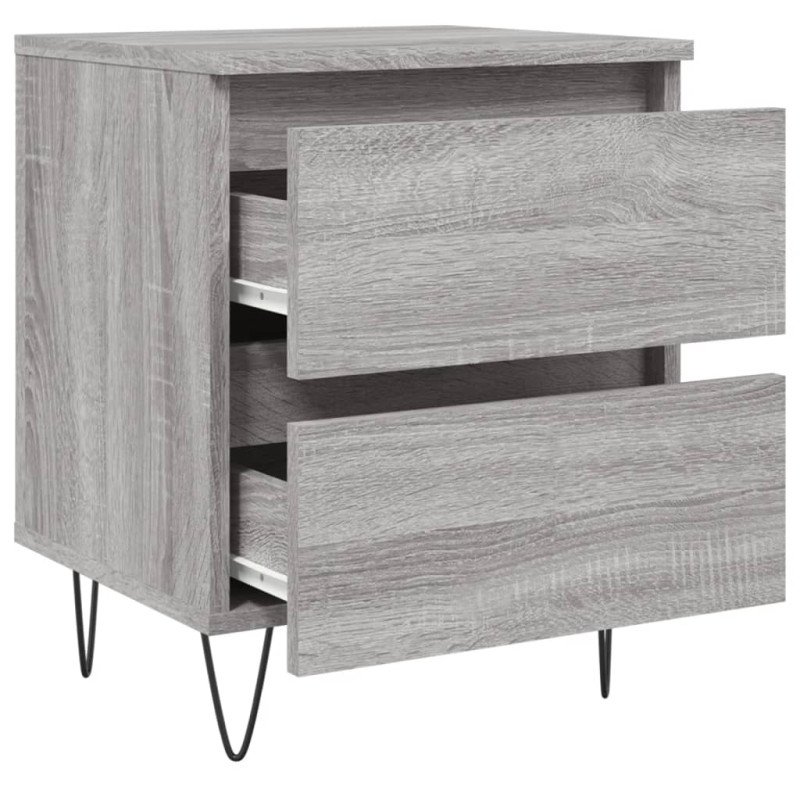 vidaXL Nočný stolík divý dub sonoma 40x35x50 cm kompozitné drevo