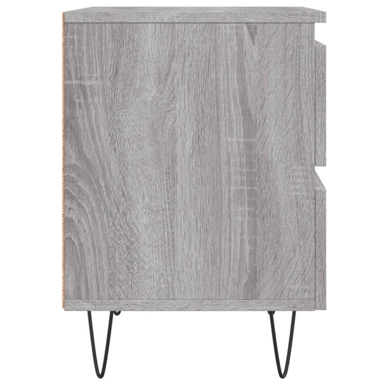 vidaXL Nočný stolík divý dub sonoma 40x35x50 cm kompozitné drevo